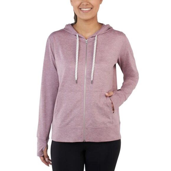 Kirkland Signature Ladies' Lightweight Full-Zip Hoodie - Picture 1 of 9